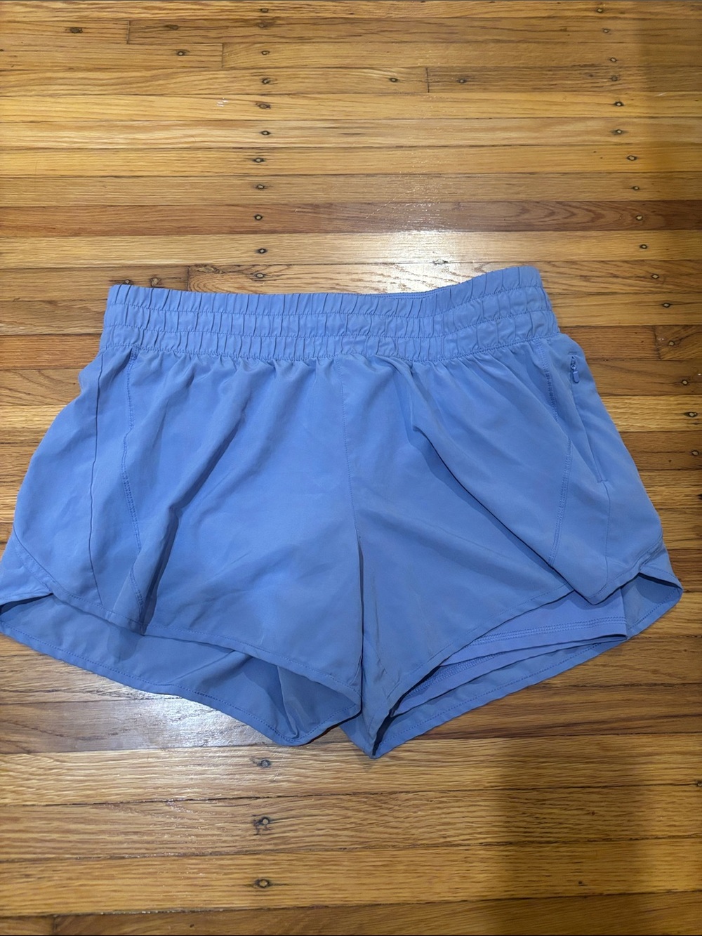 Avia Sky Blue Women's Athletic Shorts with Elastic Waist